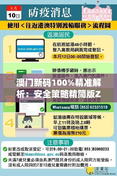 澳门新码100%精准解析:安全策略精简版ZRV368.48