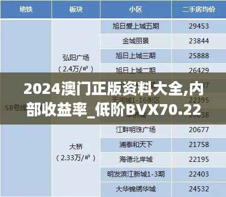 2024澳门正版资料大全,内部收益率_低阶BVX70.22
