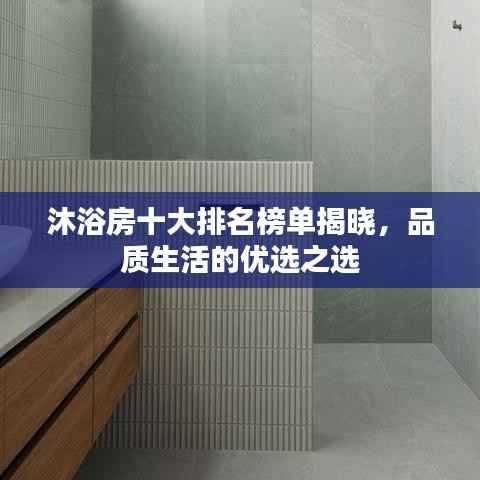 沐浴房十大排名榜单揭晓,品质生活的优选之选